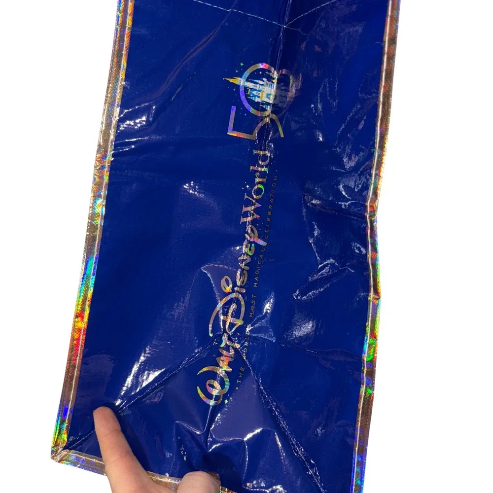 Walt Disney World 50th Anniversary Mickey Minnie Tote Bag Reusable‎ Shopping Bag